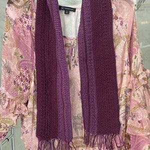 Handmade crocheted scarf